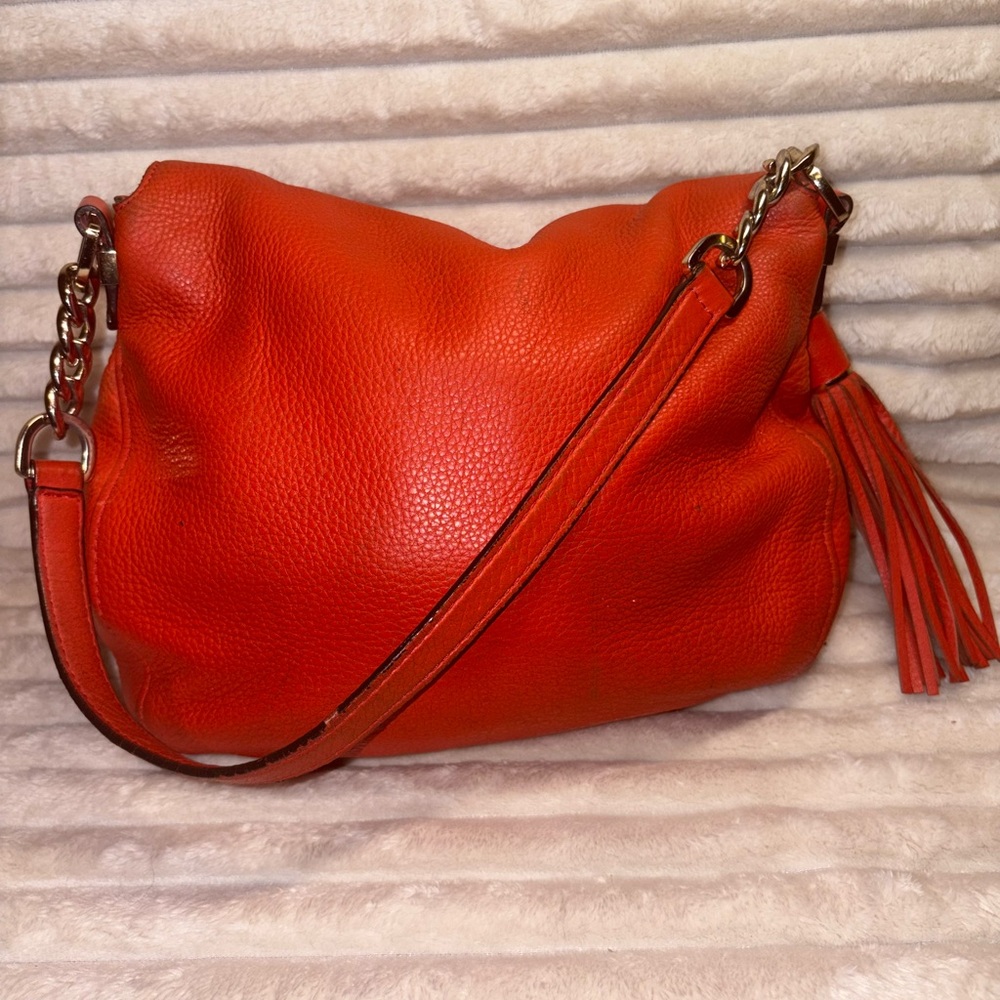 Michael Kors Bold Orange Shoulder Bag - image 6